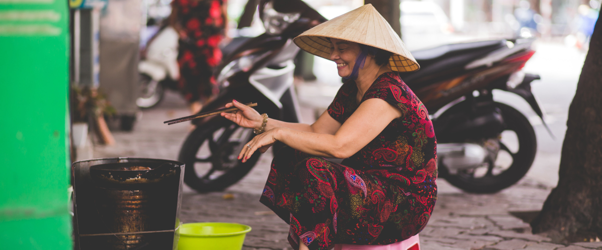 Le vieux quartier de Hanoi au Vietnam