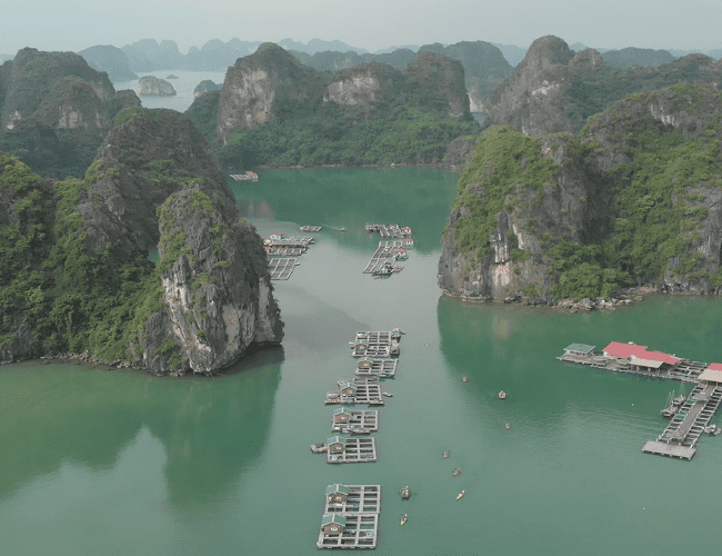 Survol de la baie d'Halong (1)